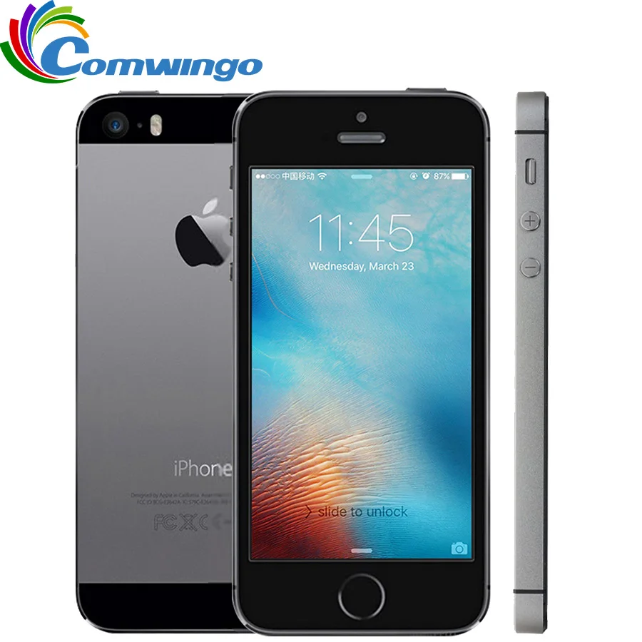 Оригинальное разблокирована Apple IPhone 5S 16 ГБ/32 ГБ Встроенная память IOS отпечатков пальцев Touch ID 4.0 ''A7 IPS 4 г LTE iPhone 5S A1533/A1457