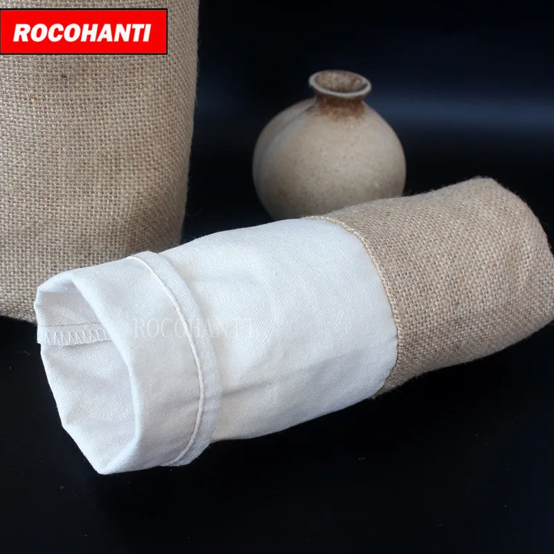 Маленькие зернистые мешки с круглым дном 10х джутовый мешок для риса хлопковая