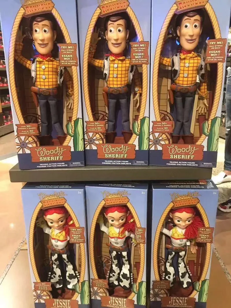 2 шт./компл. История игрушек 3 говорящая Jessie + Woody PVC экшн игрушка фигурки модель