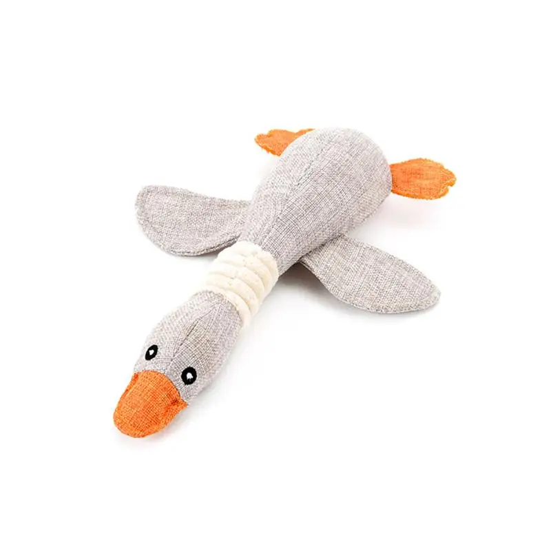 

Dog Cat Toys Wild Goose Squeak Pet Grinding Toys Plush Interactive Toy Pet Educational Toy