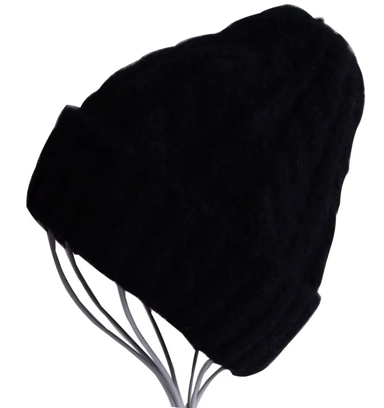 Плотная шерсть skullies beanies зимняя женская шапка мужская вязаная skullies beanies женские зимние шапки одноцветные