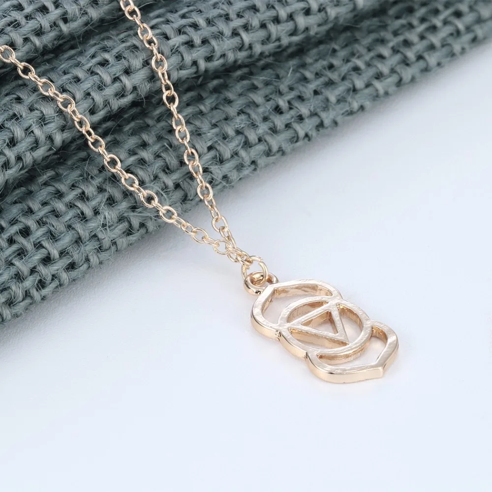 Kinitial 10Pcs Newest Style Geometric Third Eye Chakra Necklace Pendant New Party Sweater Jewelry for Women Bijoux | Украшения и