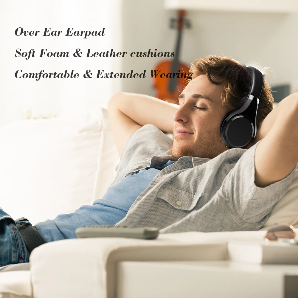 ZEALOT B21 глубокие басы беспроводные Bluetooth наушники складные Накладные наушники с микрофоном Сенсорное управление для телефонов компьютер