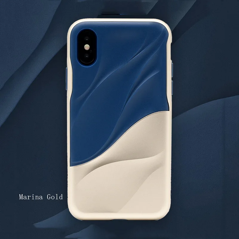 Модный Цветной чехол для телефона с изображением молока iPhone XS X гибридный