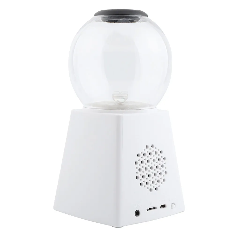 Портативный беспроводной bluetooth динамик для помещений и улицы со светодиодной