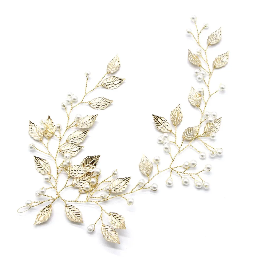 Elegant Tiara Hairwear Silver Pearl Headband Crystal Hair Jewelry Wedding Accessories Romantic Bridal Head Chain Headdress | Украшения и