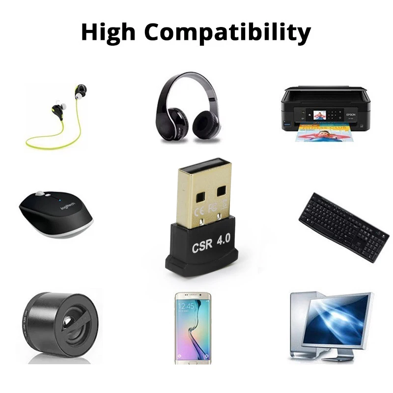 Creacube беспроводной USB Bluetooth 4,0 адаптер мини Bluetooth ключ Музыкальный звук Bluetooth передатчик приемник адаптер для ПК