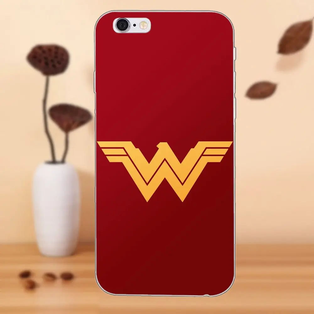 Комиксов Wonder Woman логотип плакат для Huawei P7 Honor 4C 5A 5C 5X6 6C 6A 6X7X8 9 V8 V10 Y3II Y5II Y6II G8 играть