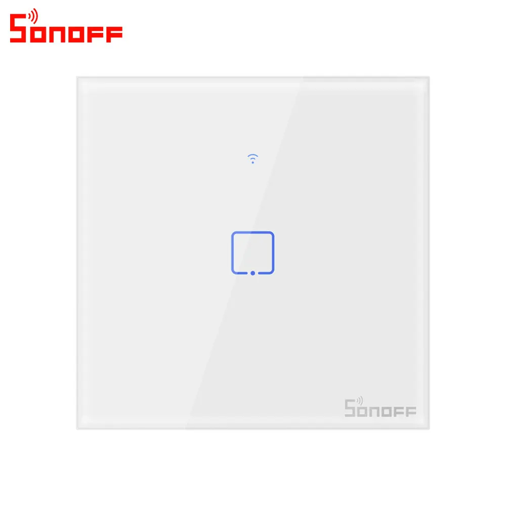 Itead Sonoff T0EU 86 1/2/3 серии TX настенный сенсорный переключатель Wi-Fi пульт дистанционного управления Управление умный дом переключатель работает с Alexa Google Home