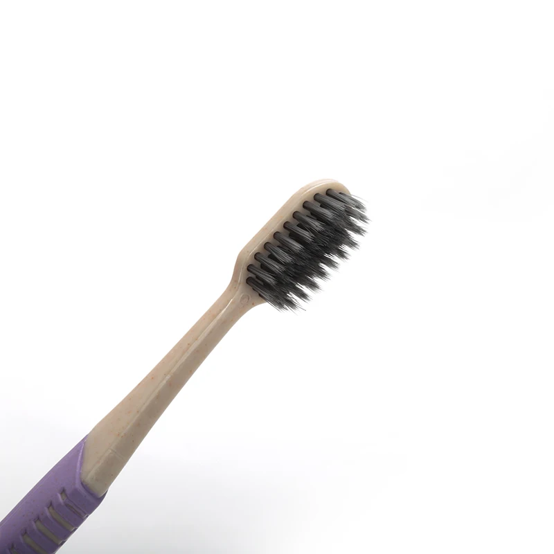 Экологичная зубная щетка 2 шт. мягкая тонкая с древесным углем для очистки