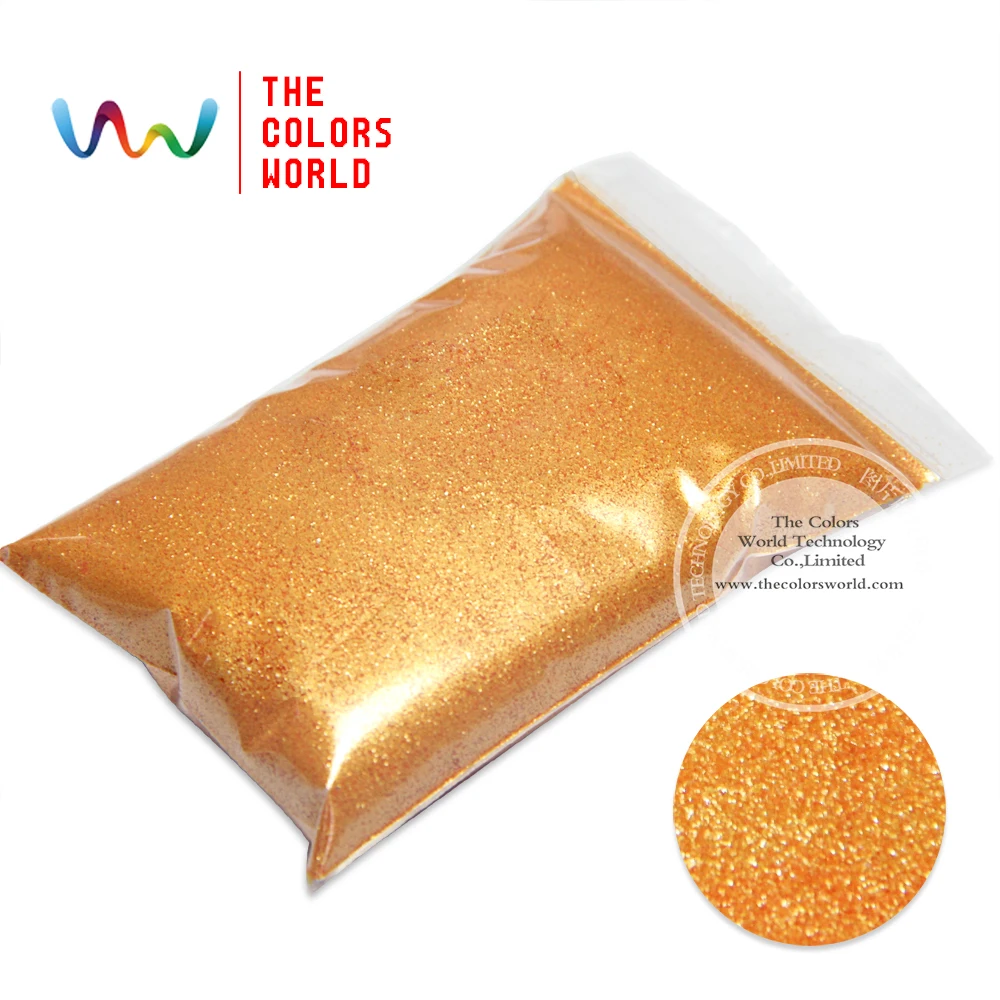 TCP04  Pearlescent Orange Colors 0.2MM  008 Size Solvent Resistant Glitter for nail gel nail polish or Other art Decoration