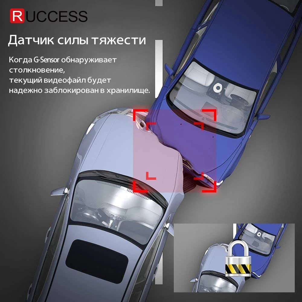 Автомобильный радар детектор RUCCESS 2 7 дюйма GPS 170 градусов Full HD 1080P|Детекторы
