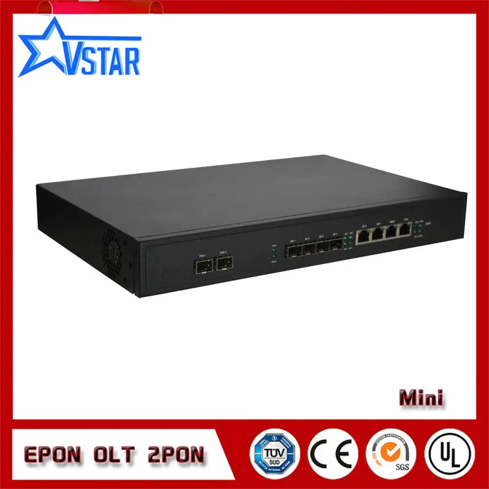 Мини epon olt 2pon с модулями
