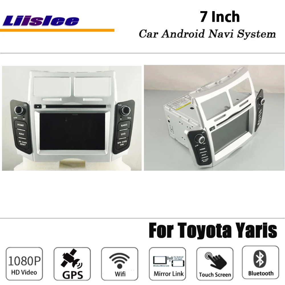 Liislee Android 8,1 для Toyota Yaris 2005~ 2011 для стерео-Радио автомобильной видеокамера BT Wi-Fi Carplay gps навигационная карта навигации Системы мультимедиа
