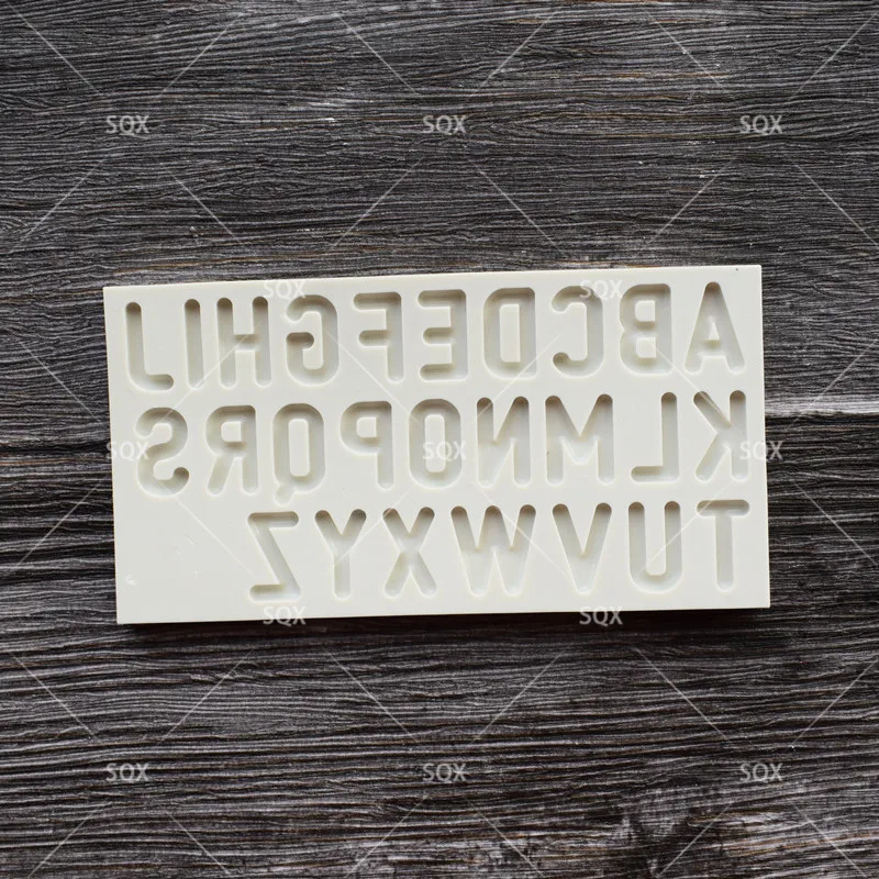 Круглая силиконовая форма в форме шрифта для помадки сахара силиконовые формы