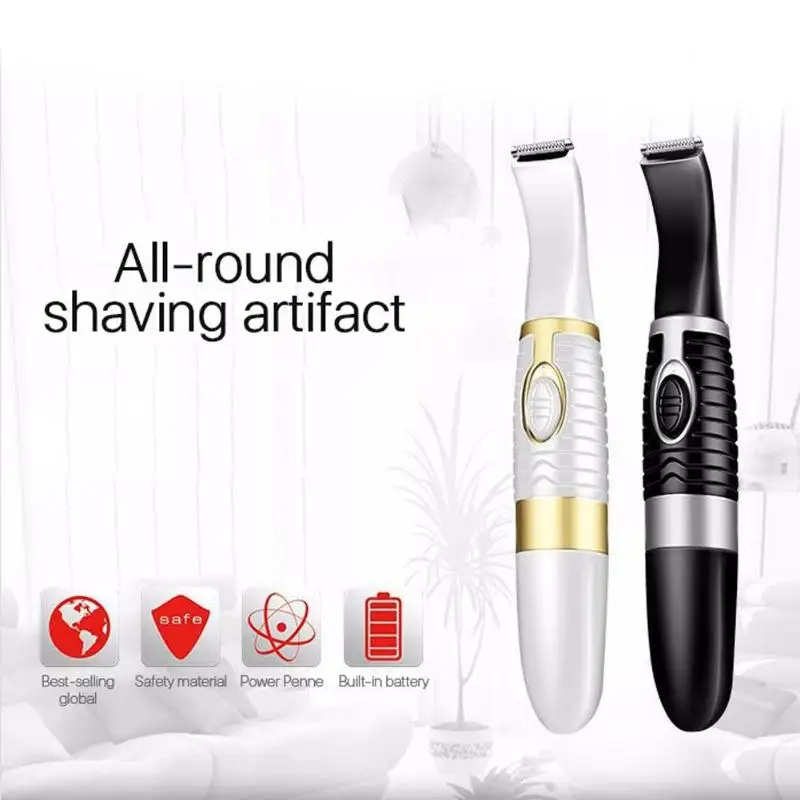 KEMEI Женская бритва эпилятор для зон бикини Удаление волос Для Бровей Удаление волос на теле триммер Дамская Женская удаление волос на теле станок для бритья