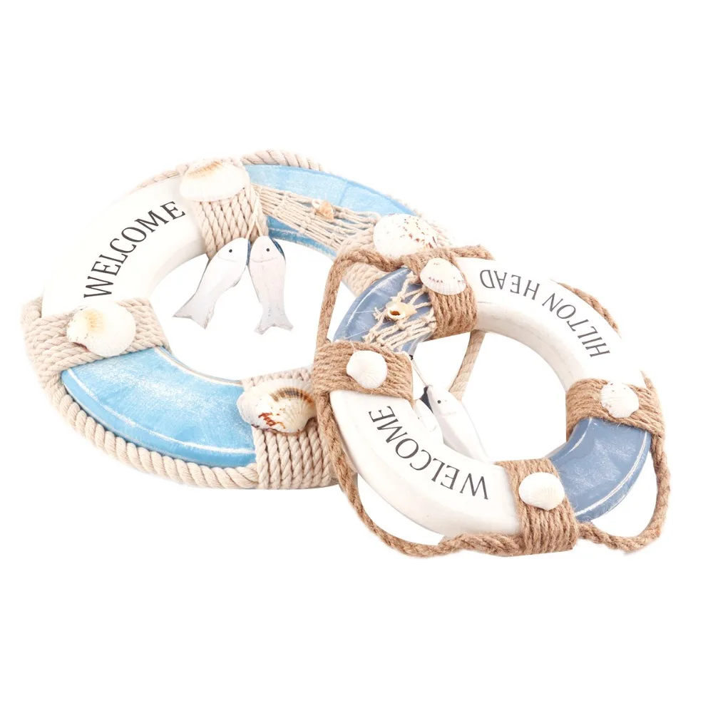 2 размера спасательный круг деревянный домашний декор сосновый для спальни