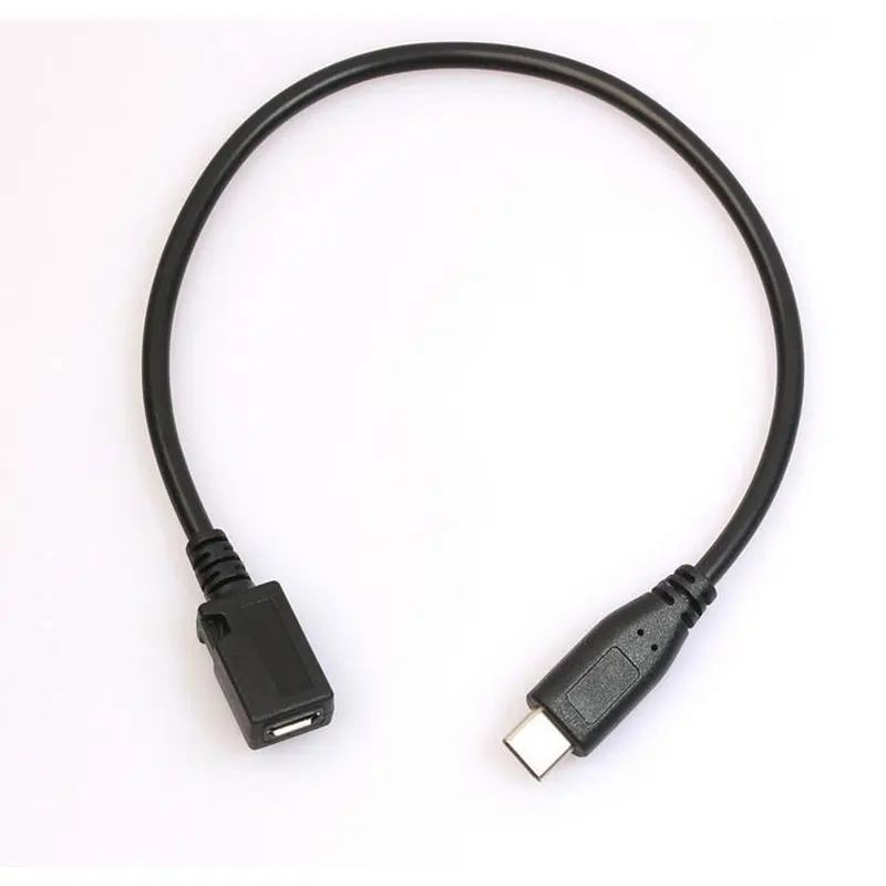 25 см USB3.1 type C штекер для Micro USB 2 0 5Pin Женский кабель передачи данных Nexus 5X6 P |