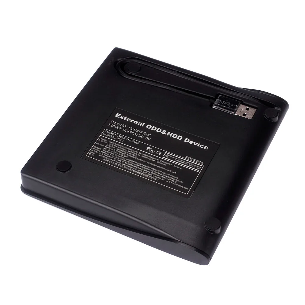 100% Абсолютно Новый USB 3 0 внешний DVD CD привод Высокоскоростная передача данных DVDRW