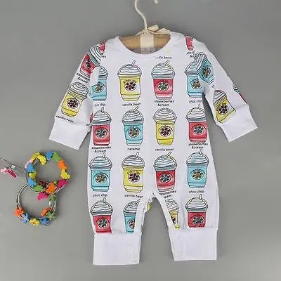 Комбинезон унисекс с длинным рукавом на флисе|baby romper long|footed romperunisex baby clothes |