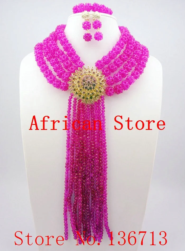 

Hot 2015 Red Nigerian Wedding African Beads Jewelry Set Dubai Set Bridal Jewelry Neckalce Sets Free Shipping BS401-5