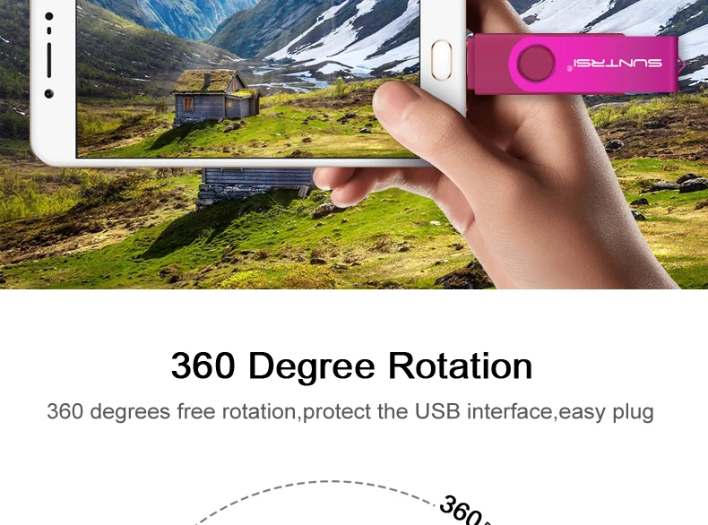 Suntrsi USB флеш-накопитель OTG 4 ГБ 8 ГБ 16 ГБ 32 ГБ флеш-накопитель смартфон карта памяти планшетный ПК флеш-накопитель внешний накопитель USB накопитель