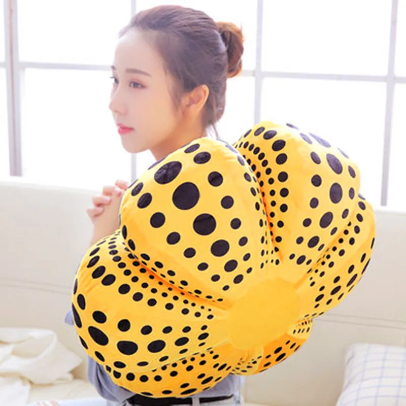 Простой современный Yayoi Kusama волновой точки моделирование тыквы плюшевая подушка креативная офисная подушка для обеденного перерыва мягкие игрушки X1337