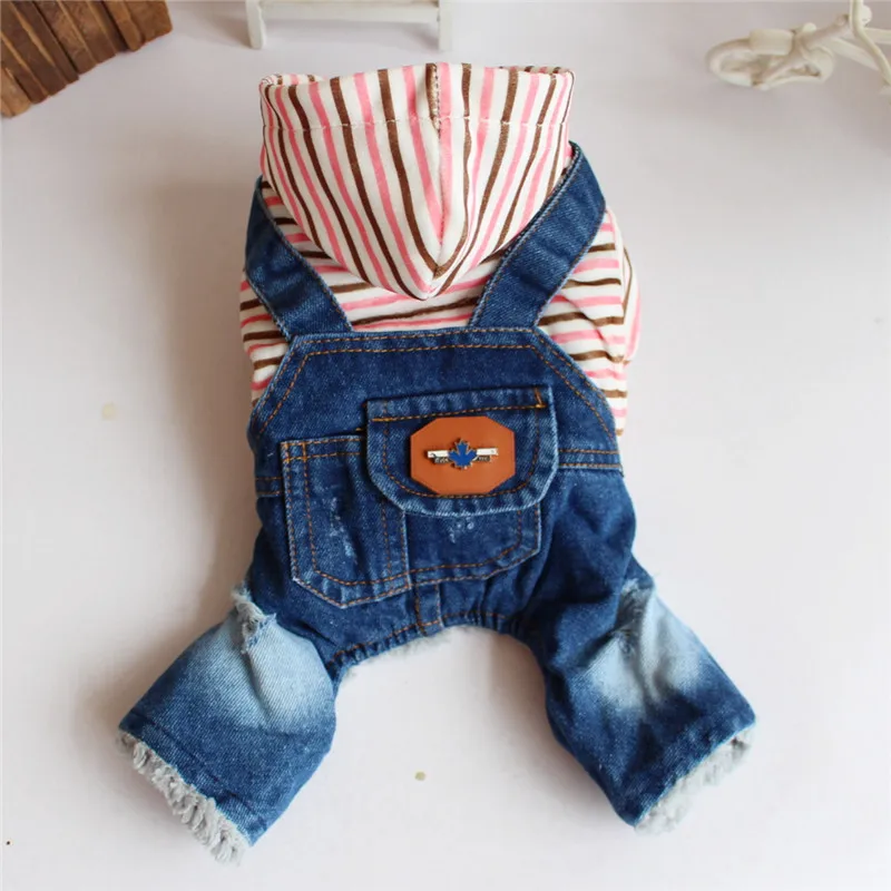 Dannyкарл домашние животные плюшевые осенние и зимние четырехногие джинсовые