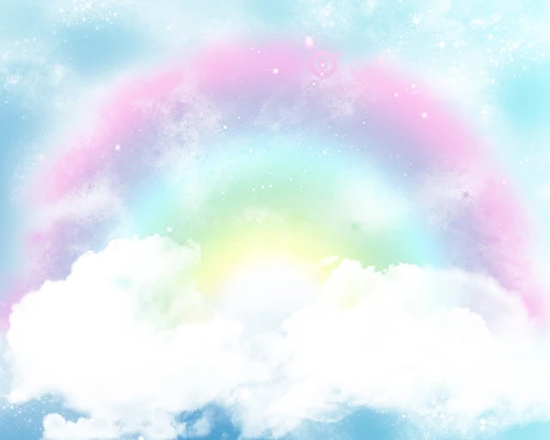

HUAYI Photography Backdrop Vinyl Photobooth Background Vintage Rainbow clouds birthday party Customized photo backdrops XT-3828