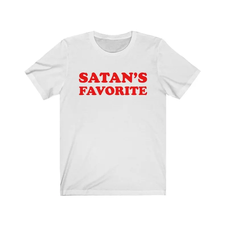 Любимая Пастельная Готическая футболка Satans эстетическая лозунг Tumblr Модная