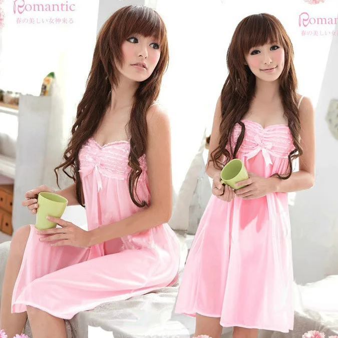 Фиолетовая кружевная ночная рубашка большого размера женская сексуальная