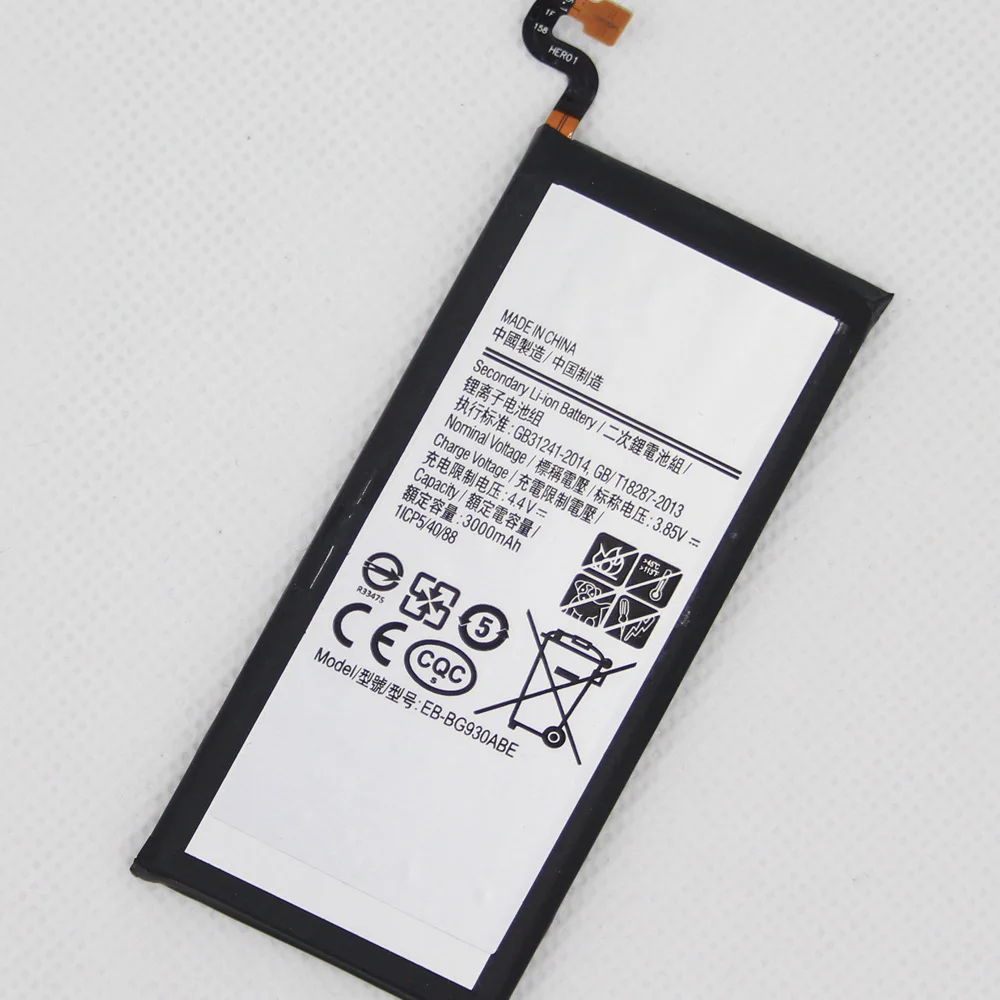 20 шт./лот 3000 мА/ч, EB-BG930ABE Батарея для samsung GALAXY S7 G9300 SM-G9300 G930F G930 Батарея Замена