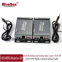 120m HDMI-compatible Matrix Extender IR over TCP IP support N to N FUll HD 1080P  Video Matrix over Cat5/Cat5e Cat6 UTP Network