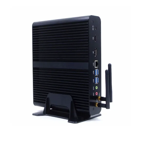 Мини компьютер Intel Core i7 8550U четыре ядра без вентилятора Windows 10 pro Linux Ubuntu Wi Fi HDMI