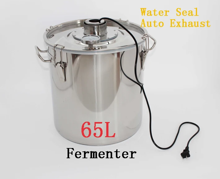 Большой Ёмкость! 65L бытовая из нержавеющей стали уплотнения воды