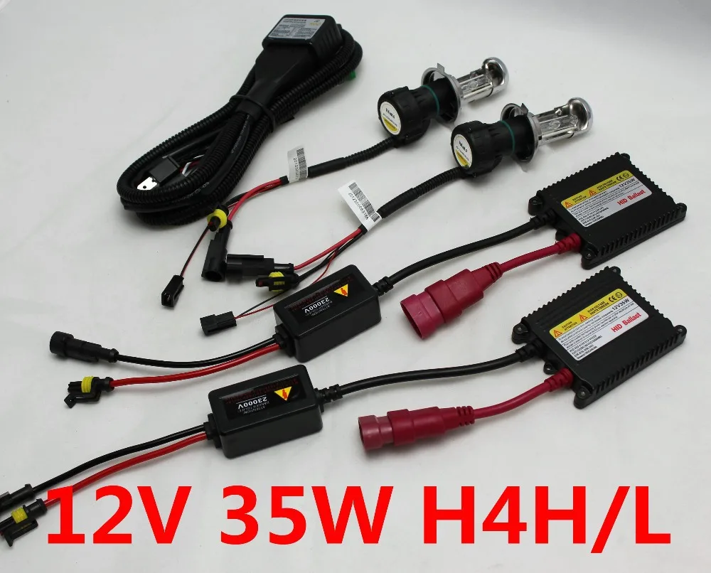 Ксеноновый комплект H4H/L HID 12 В 35 Вт 3000K 4300K 5000K 6000K 8000K 10000K 12000K|hid xenon kit|xenon kithid |