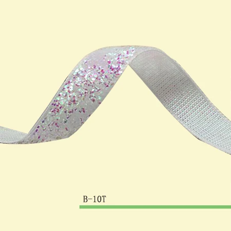 

3/4" Headband Ribbon Iridescent Metallic Velvet Ribbon Sparkle Ribbon