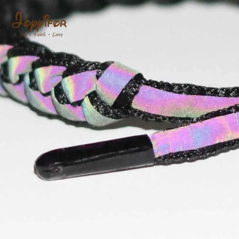 FGHGH красочная Светоотражающая тканевая браслет браслеты Лев сердце любовь