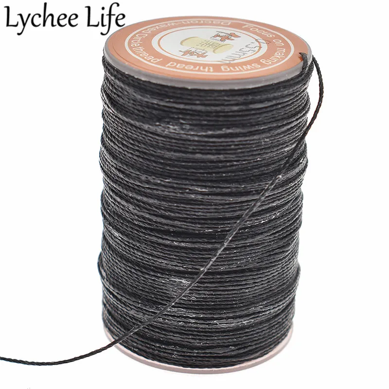 Lychee Life 60 м 0 55 мм вощеная нить DIY ручной работы швейные нити простой стиль домашняя