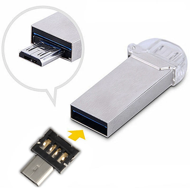 Горячая Многофункциональный USB кард-ридер Micro OTG поддерживается для Android с