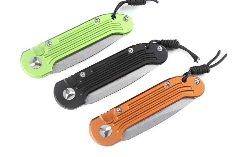 Складной нож DICORIA TOP Flipper D2 blade 6061-T6 с алюминиевой ручкой, тактические походные охотничьи ножи, инструменты для повседневного использования