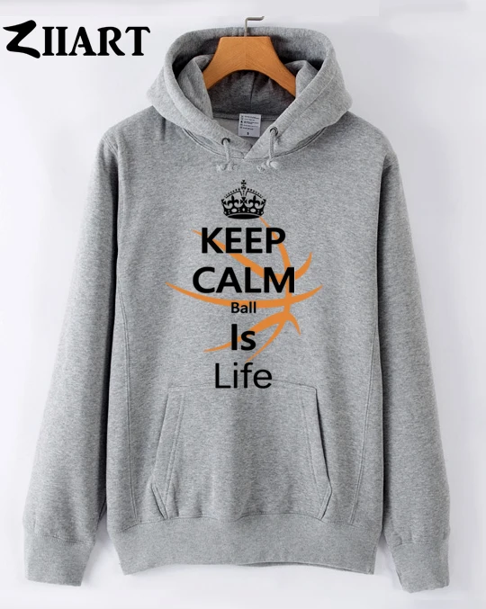 Императорская корона keep calm basketball is life одежда для пары Женская осенне-зимняя
