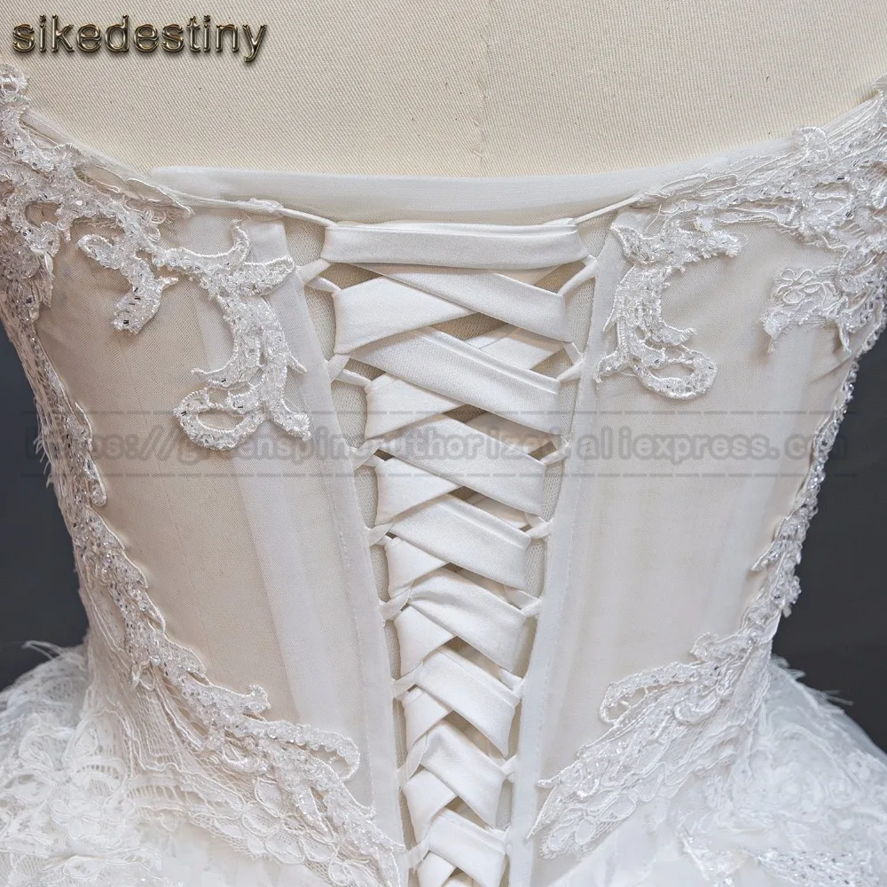 Свадебное платье vestido de noiva длина до пола бальное с открытыми плечами белое/цвета