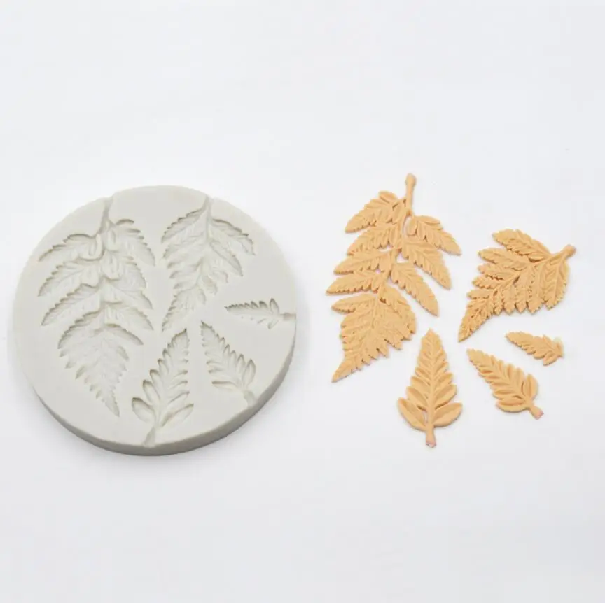 Круглой формы в форме листа силиконовой для выпечки Кристаллы ручной работы