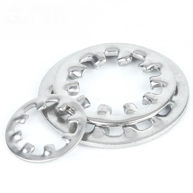 20PCS M3 M4 M5 M6 M8 M10 M12 GB861.1 304 Stainless Steel Internal Teeth Anti-skid Gasket Washer | Обустройство дома