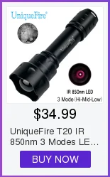 UniqueFire 1505 IR 850nm 4715AS Ночное видение фонарик инфракрасная лампа зум 3 режима T50 фонарь для охоты