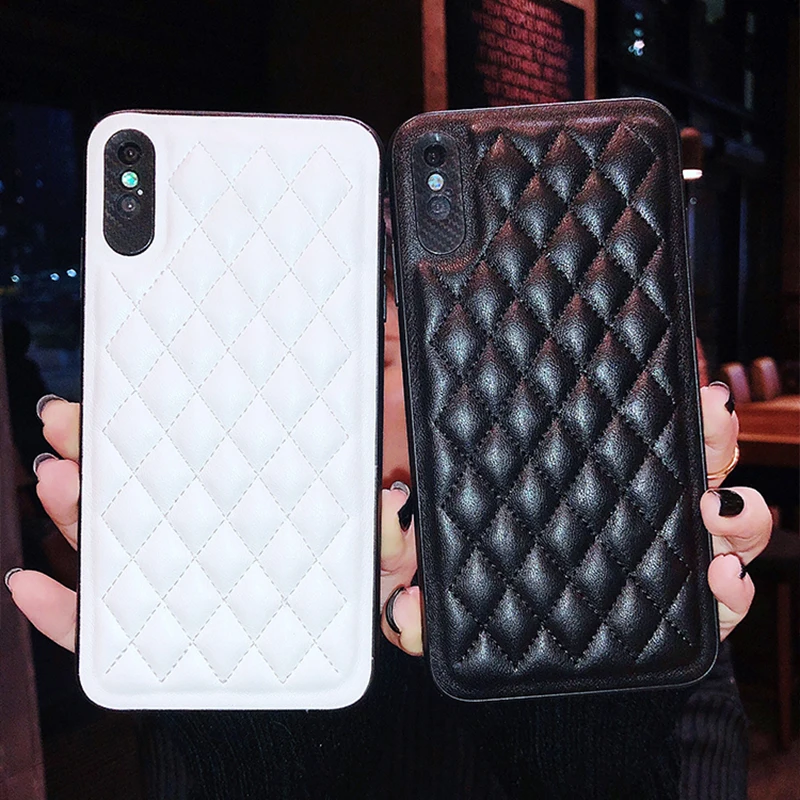 Роскошный Кожаный противоударный чехол для телефона на iPhone X 7 6 S 8 Plus XR XS MAX мягкий