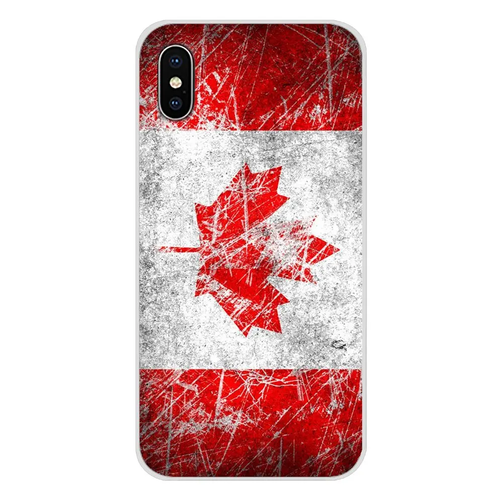 Силиконовые чехлы для Apple iPhone X XR XS MAX 4 4S 5 5S 5C SE 6 6S 7 8 Plus ipod touch канадский