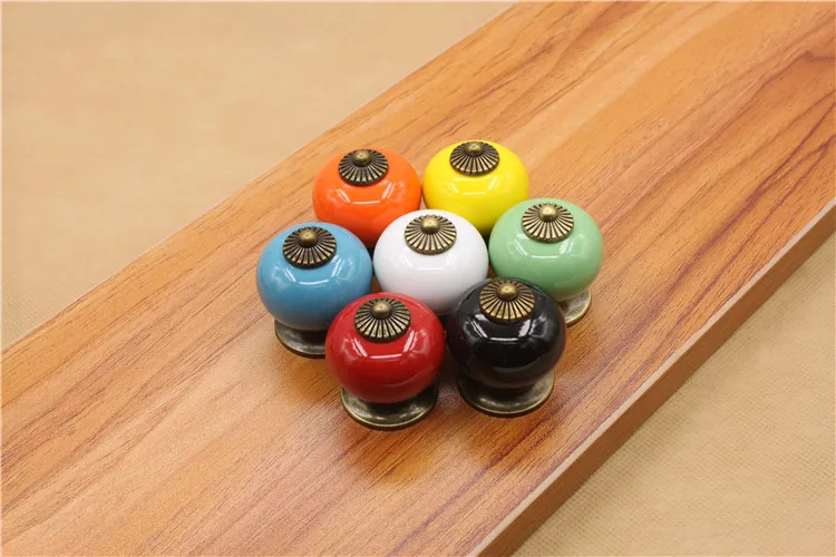 1 шт. Европейский современный простой керамический выдвижной ящик для шкафа |