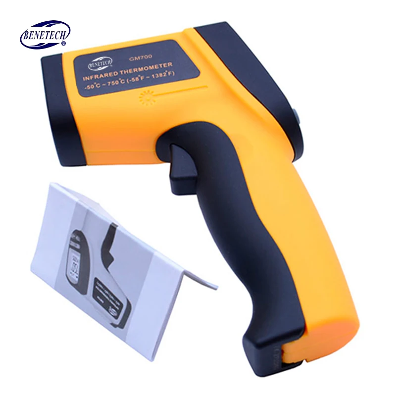 

Digital laser thermometer temperature meter ir non contact Infrared thermometer gun -50~950C+Rechargeable Battery GIFT